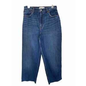 Abercrombie & Fitch The '90s Straight Ultra High Rise Size 30/10XL Curve Love